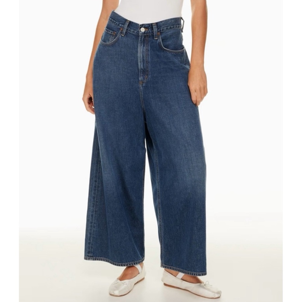 Agolde Valeria Jean in Temor Light Wash Drop Crotch Baggy Jean Oversized… - Picture 2 of 12